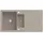 Villeroy & Boch Siluet 60 R rechts Einbauspüle keramik almond Excenterbetätigung 1000 x 510 mm