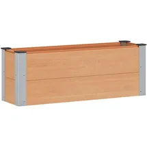 vidaXL Hochbeet 100 x 30 x 36 cm Braun