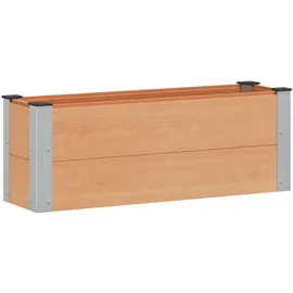 vidaXL Hochbeet 100 x 30 x 36 cm Braun