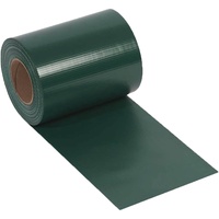 Noor Zaunblende PVC Basic 450 g/m2 Grün I 0,19 x 35 m I Der ideale Sichtschutz für Ihren Doppelstabmattenzaun I Sichtschutzstreifen in vielen Farben I Witterungsbeständig