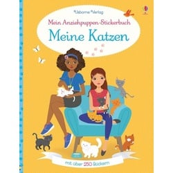 Mein Anziehpuppen-Stickerbuch: Meine Katzen