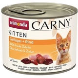 Animonda Carny Kitten Geschmack: Geflügel und Rind für Kätzchen