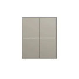 Möbel Kraft Highboard 100 x 120 x 43 cm Beige