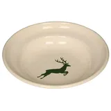 RIESS Teller tief Ø22 cm beige/grün