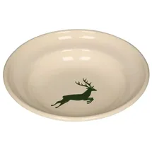 RIESS Teller tief Ø22 cm beige/grün