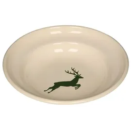 RIESS Teller tief Ø22 cm beige/grün