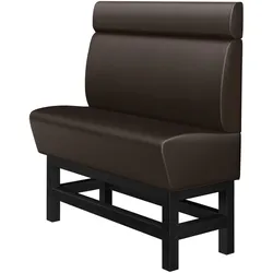 Gastro Hochbank | Braun | B:H 160 x 158 cm | Glatt | Leder | Bistro Hochbank, Thekenbank