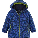 Killtec Unisex Fisw 2 Mns Jckt Skijacke Funktionsjacke mit Kapuze und Schneefang, neon blue, 122-128 EU