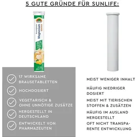 Sunlife Magnesium + B-Komplex Brausetabletten 17 St.