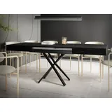 WFL GROUP Cavetta X Schwarz Marmor 120 x 80 x 76 cm