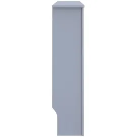 vidaXL Heizkörperverkleidung Anthrazit 112x19x81,5 cm MDF - Grau