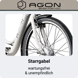 Agon Axis 26 Zoll RH 140-165 cm Damen weiß