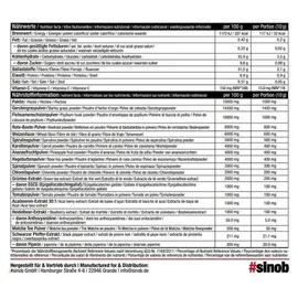#sinob Black Line 2.0 Greens & Reds Pulver 300 g