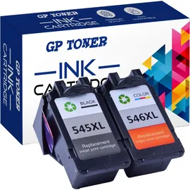 Druckfuxx PG-545XL schwarz + CL-546XL CMY