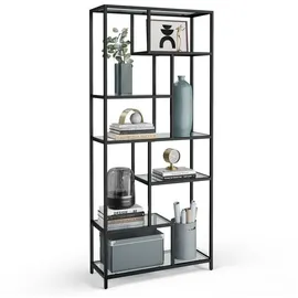 VASAGLE Bücherregal 6 Ablagen 0 x 0 x 0 cm Schwarz