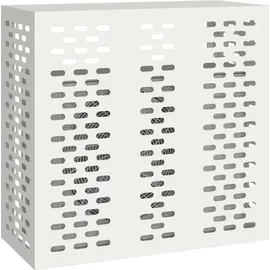 vidaXL Klimaanlagenabdeckung 110x50x105 cm Stahl