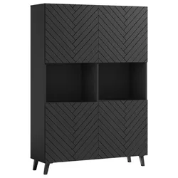 Highboard Phuket ca. 120x172 cm Schwarz