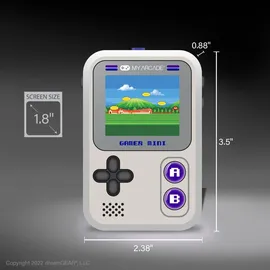 My Arcade Gamer Mini Classic Gray & Purple
