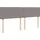 vidaXL Boxspringbett mit Matratze Taupe 180x200 cm Stoff