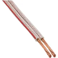 InLine Lautsprecherkabel 2x 2,5mm² CCA transperant 50m (98350T)