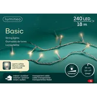 Lumineo Kaemingk Lichterkette LED Basic 240 LED, warmweiß