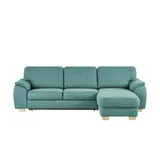 Smart Ecksofa Valencia ¦ türkis/petrol ¦ Maße (cm): B: H: 90 T: 173.0