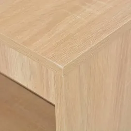 vidaXL Bartisch mit Regal 110 x 50 x 103 cm Eichenbraun