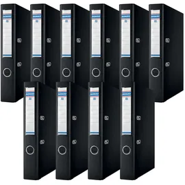 Donau Elektronik Donau Premium Ordner DIN A4 5 cm Schwarz 10 St.