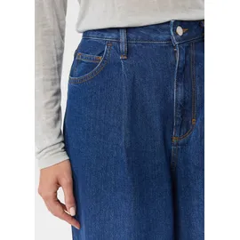 Comma, Jeans mit Extra Wide Leg und Bundfalten - blau - 36/LONG