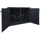 MCW 1er-Fahrradgarage MCW-H60, Fahrradbox Geräteschuppen Gerätehaus, MVG abschließbar 152x184x98cm ~ anthrazit