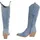 Ital-Design Cowboyboots Damen Hellblau 40