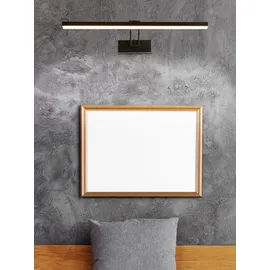 Searchlight Rhodes 60 cm, Bilderleuchte aus schwarzem Metall