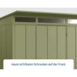 Hörmann Gerätehaus Elegant-P 2,38 x 2,38 m Schilfgrün