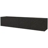 altdecor Zeno Lowboard 200 cm Schwarz Holz
