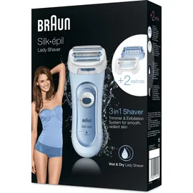 Braun Silk-épil LS 5160 weiß/blau