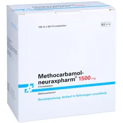 METHOCARBAMOL-neuraxpharm 1500 mg Filmtabletten 100 St