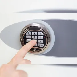 Phoenix Tresor Fortress Sicherheitsstufe S2 nach EN14450 signalweiß 35,0 x 30,0 x 22,0 cm