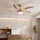 V-Tac 132 cm Deckenventilator Braun