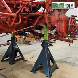 Trutzholm Unterstellbock 4 Stück, 12 Tonnen Traglast pro Stütze Höhe von 490 - 750 mm