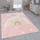 Paco Home - Kinderteppich Teppich Kinderzimmer Mädchen Jungs Verschiedene Motive Und Größen 80x150 Cm, Rosa Weiß