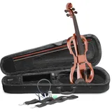 Stagg EVN x-4/4 VBR Elektrische Violine Outfit, Full Size