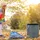 Relaxdays Pop Up Laubsack 85 L 3er Set 47 x 46 cm grau