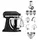 KitchenAid Artisan 5KSM175 Fresh Linen Glasset mit Glasschüssel