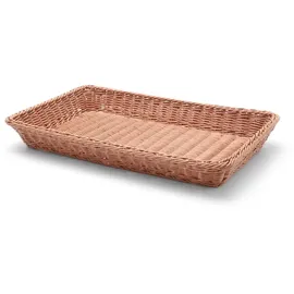 HENDI Brotkörb, Brötchenkorb, Körbe, Verstärkt durch einen Stahlrahmen, GN 1/1, 530x325x(H)65mm