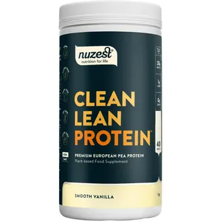 Nuzest - Erbsenproteinpulver - Clean Lean Protein - Vanille - Veganer Proteinshake - Pflanzenbasiert, Kalorienarm & Kohlenhydratarm - Laktosefrei - Glutenfrei - Milchfrei - 1kg (40 Portionen)