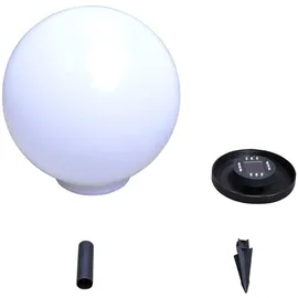 vidaXL Außenleuchte Kunststoff 42,6 cm 2 Stk. Solar weiß