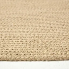 Homescapes Teppich geflochten rund 120 cm,