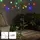 STAR Trading LED-Partykette BERRY 50 bunte, opale Kugeln 7,35m - Bunt