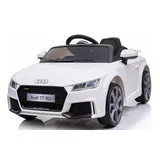 COFI 1453 Elektro-Kinderauto Audi TT RS Kinderauto 2x6V4AH MP3 Power Display Weiß