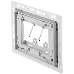 Duravit DuraSystem Einbaurahmen flächenbündig, für Kunststoff WD6001011000, Montagezubehör, weiß